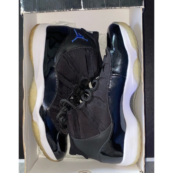 Air Jordan 11 Retro Space Jam 2009 378037-041 Size 12 Black/Varsity Royal-White - Picture 9 of 9